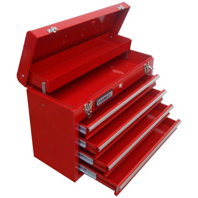Caixa de ferramentas com 4gavetas 520x218x357 stanley 95-604-l